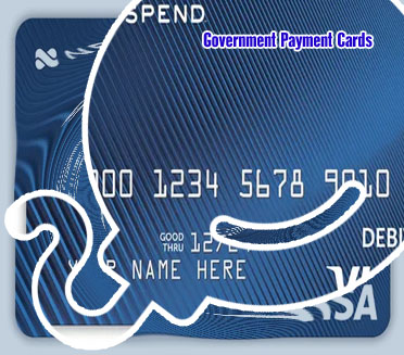 Blue visa debit card